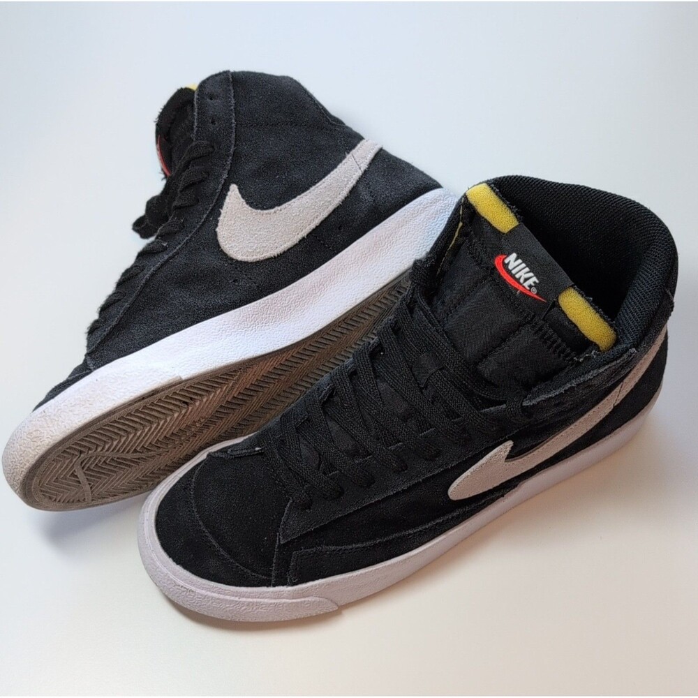 Nike Blazer Mid 77 Suede Black White CI1172-002 Athletic Sneakers Men 8 Wmn 9.5